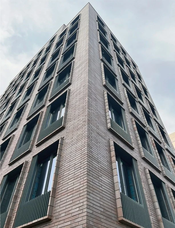 601 Baltic Street, completed brick facade